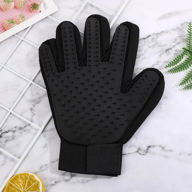 Pet Grooming Glove – Deshedding & Massage Brush for Cats & Dogs