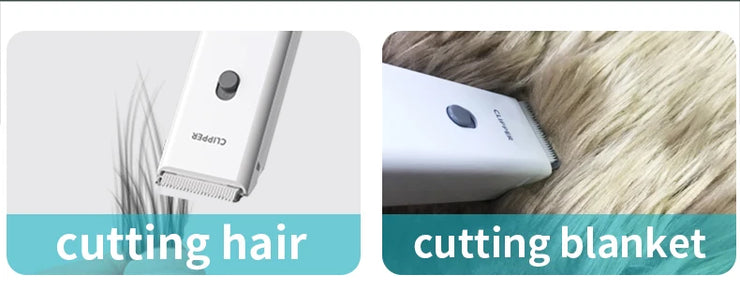 Wireless Electric Pet Clippers – Low-Noise Waterproof Grooming for Cats & Dogs