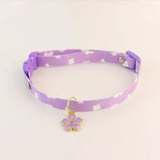 Cute Adjustable Breakaway Cat & Kitten Collar with Pendant