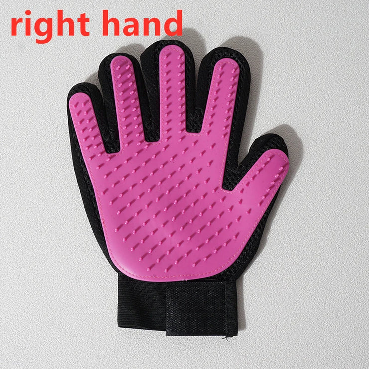 Pet Grooming Glove – Deshedding & Massage Brush for Cats & Dogs