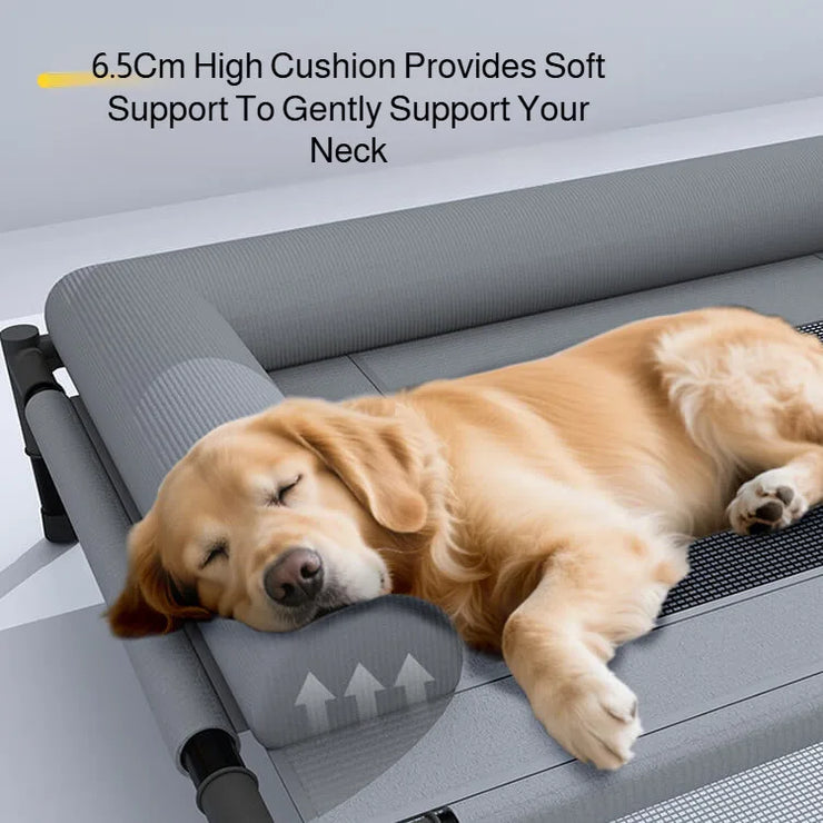 Breathable Mesh Pet Bed – Waterproof, Washable, All-Season