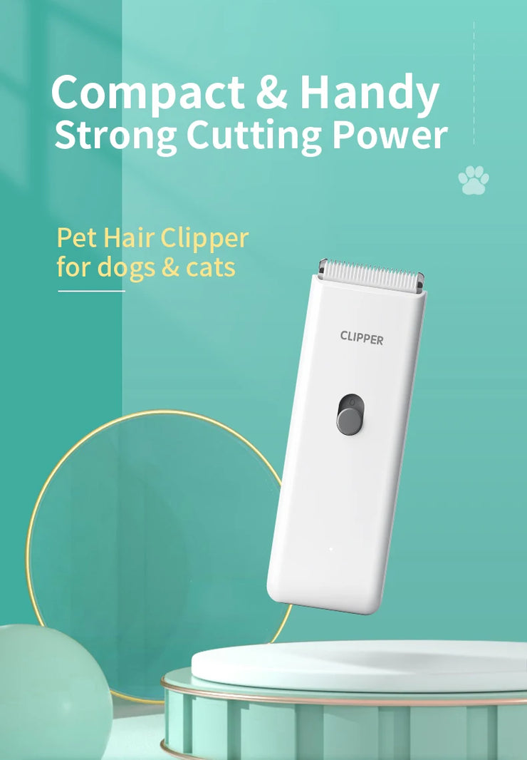 Wireless Electric Pet Clippers – Low-Noise Waterproof Grooming for Cats & Dogs
