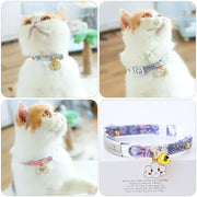 Cute Adjustable Breakaway Cat & Kitten Collar with Pendant