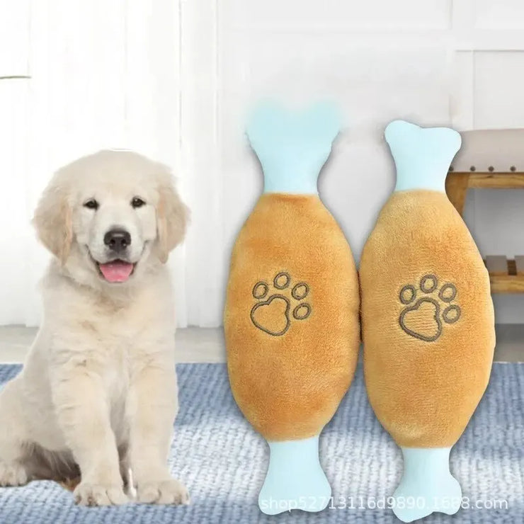 Pet Push & Chew Toy – Vocalizing, Bite-Resistant for Dogs & Cats