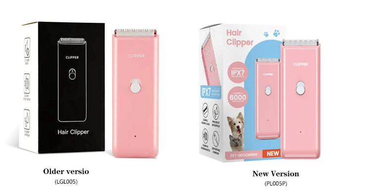 Wireless Electric Pet Clippers – Low-Noise Waterproof Grooming for Cats & Dogs