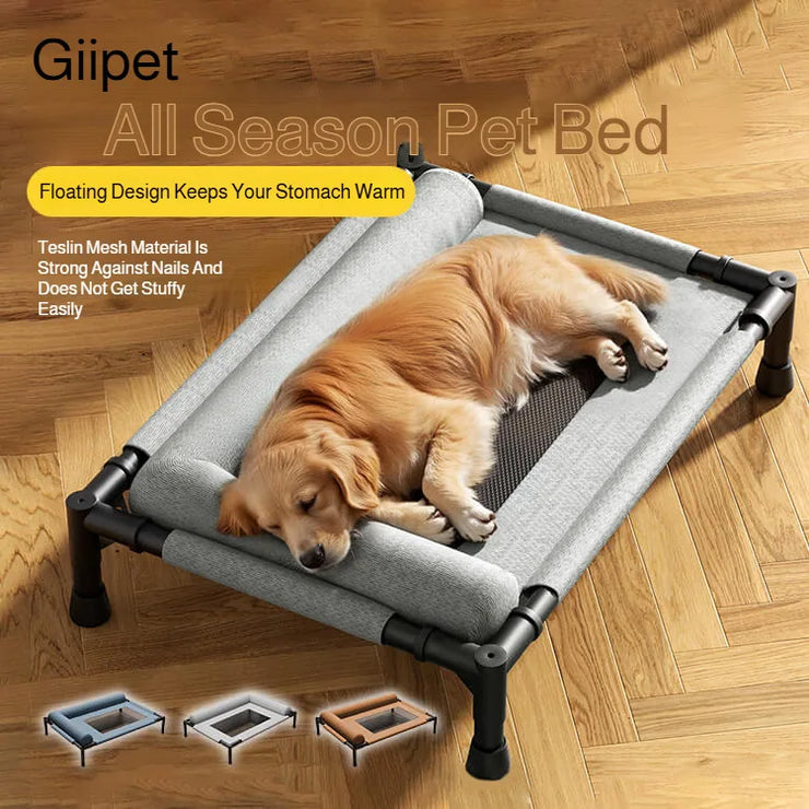 Breathable Mesh Pet Bed – Waterproof, Washable, All-Season