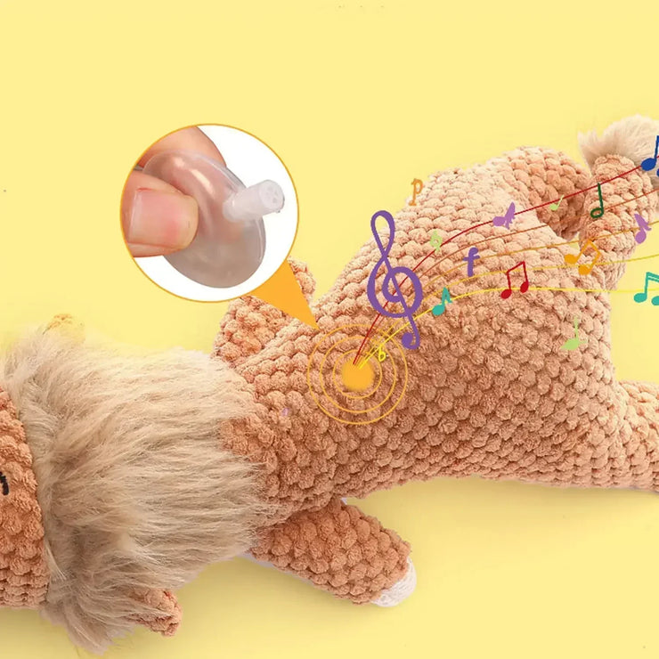 Plush Squeaky Dog Toy – Durable Chew & Fleece Soft Toy for Large Dogs