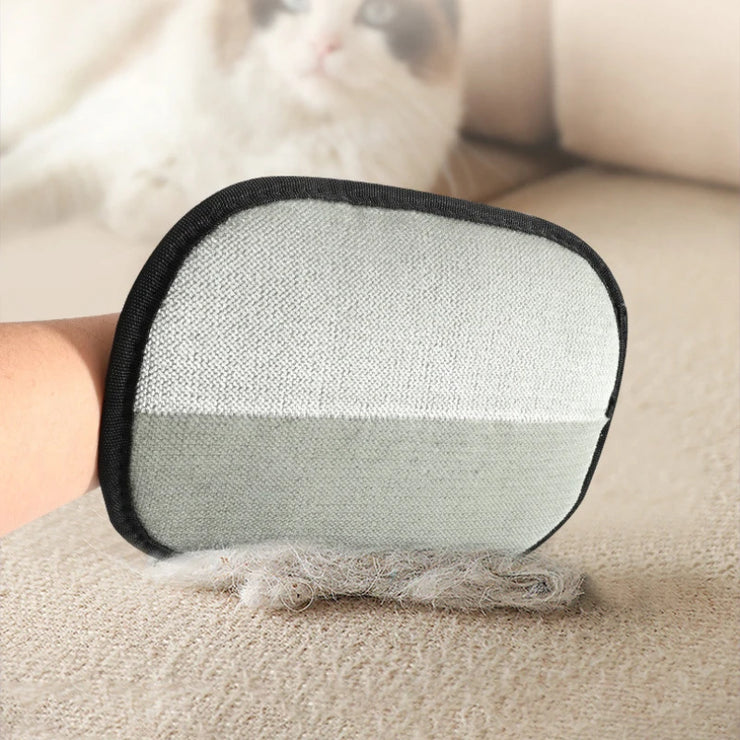 ﻿Pet Hair Remover Glove – Grooming Brush for Cats & Dogs