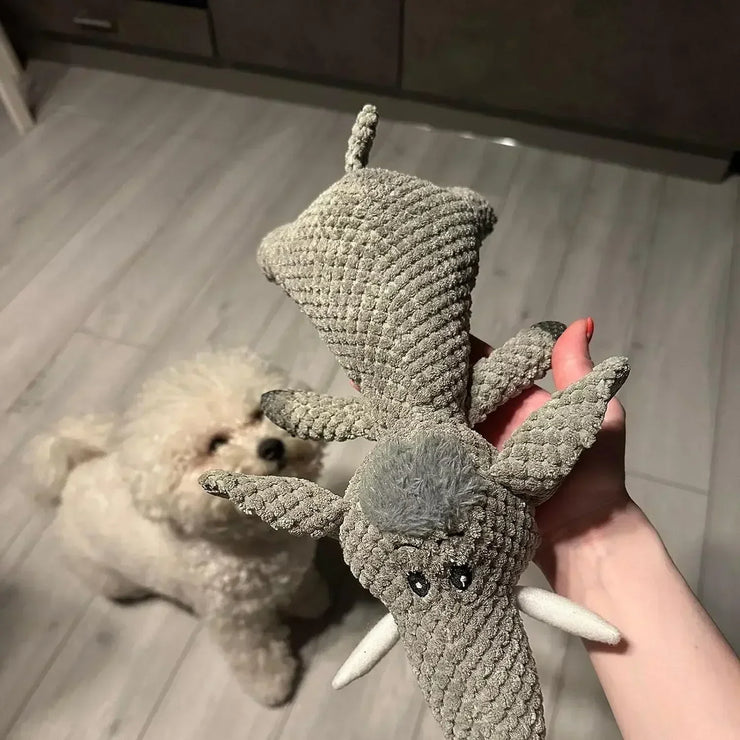 Plush Squeaky Dog Toy – Durable Chew & Fleece Soft Toy for Large Dogs