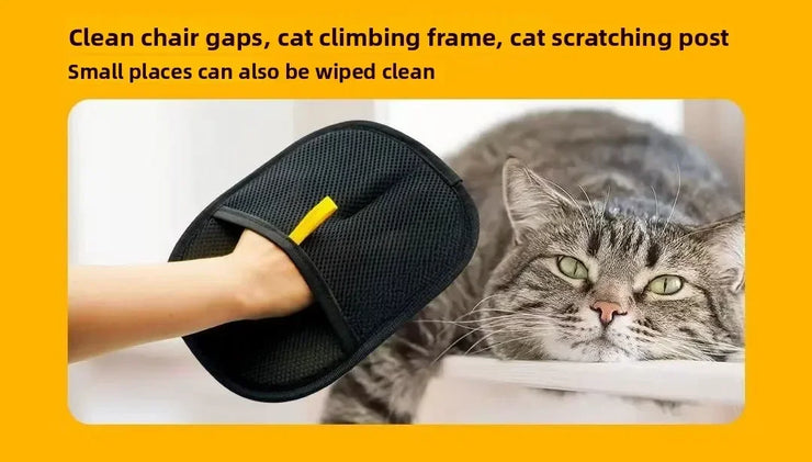 Anti-Static Pet Grooming Gloves – Hair Removal for Cats & Dogs