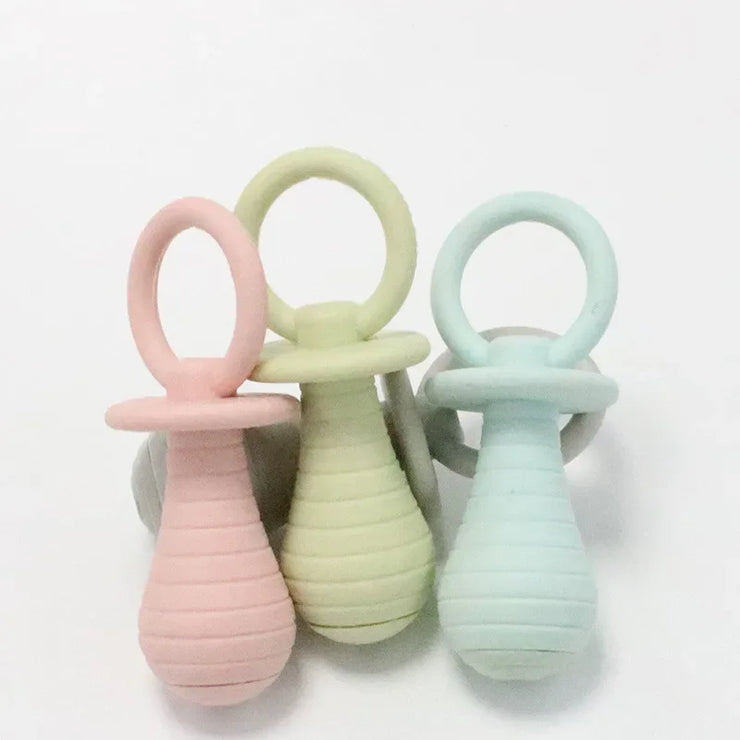Rubber Pet Pacifier Toy – Squeaky Chew for Puppies & Kittens