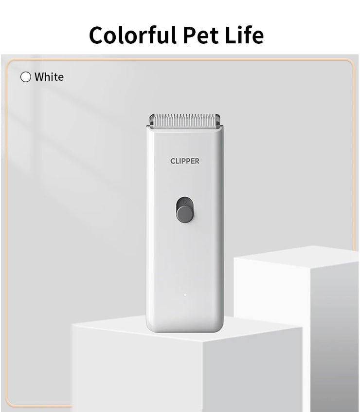 Wireless Electric Pet Clippers – Low-Noise Waterproof Grooming for Cats & Dogs