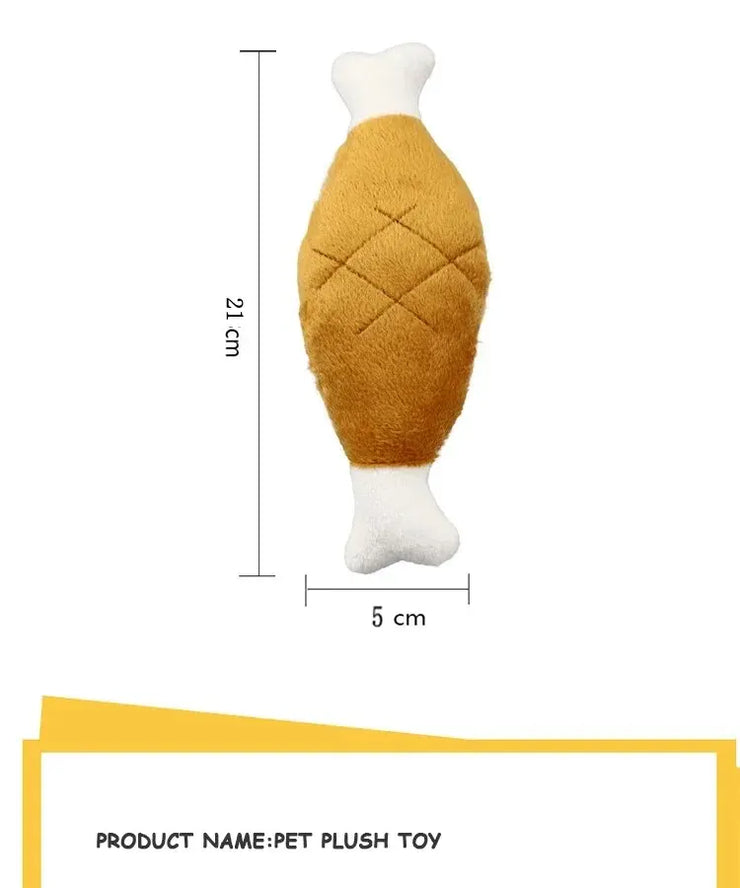 Pet Push & Chew Toy – Vocalizing, Bite-Resistant for Dogs & Cats