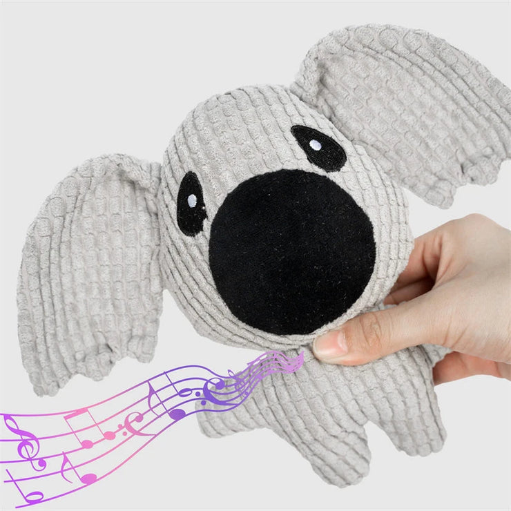 Cute Plush Dog & Cat Toy – Squeaky Chew for Small & Medium Pets