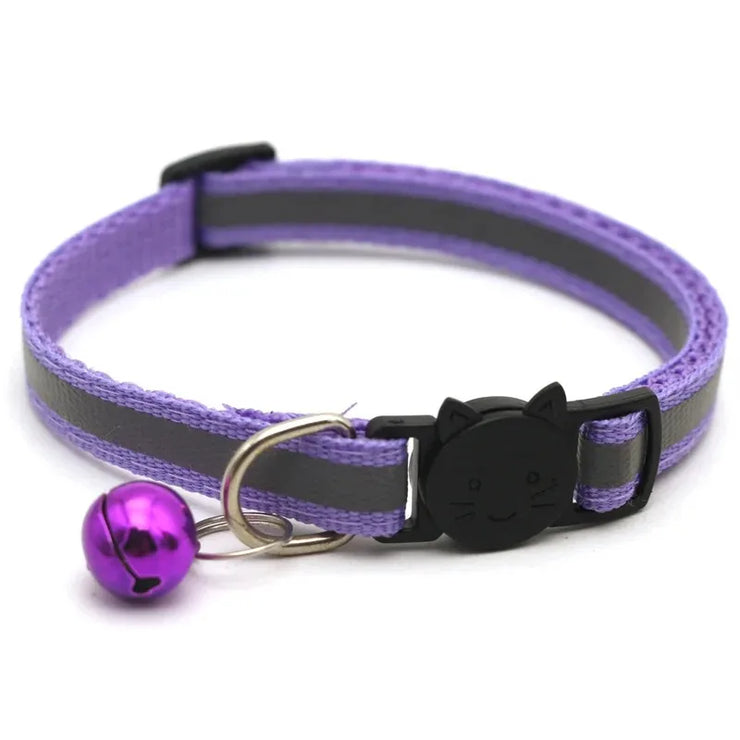 10-Pack Adjustable Cat & Puppy Collars with Bell – Wholesale Set