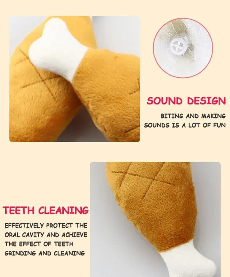Pet Push & Chew Toy – Vocalizing, Bite-Resistant for Dogs & Cats