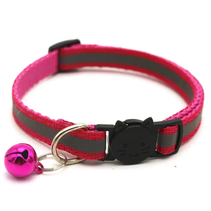 10-Pack Adjustable Cat & Puppy Collars with Bell – Wholesale Set