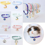 Cute Adjustable Breakaway Cat & Kitten Collar with Pendant