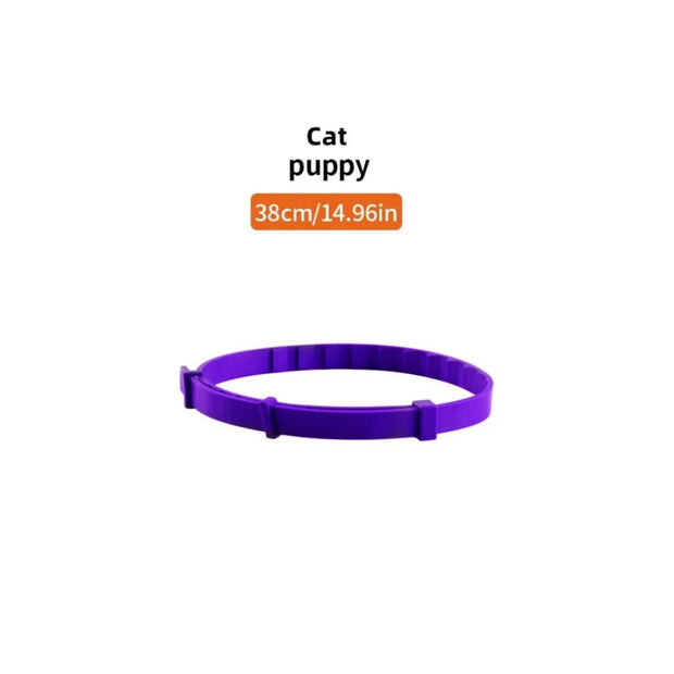 Adjustable Calming Pet Collar – Reduces Anxiety for Cats & Dogs