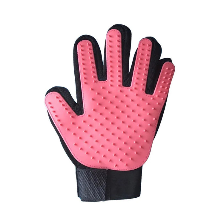 Pet Grooming Glove – Deshedding & Massage Brush for Cats, Dogs & Horses