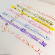 Cute Adjustable Breakaway Cat & Kitten Collar with Pendant