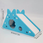 Colorful Hamster & Small Pet Hideout with Stairs & Slide