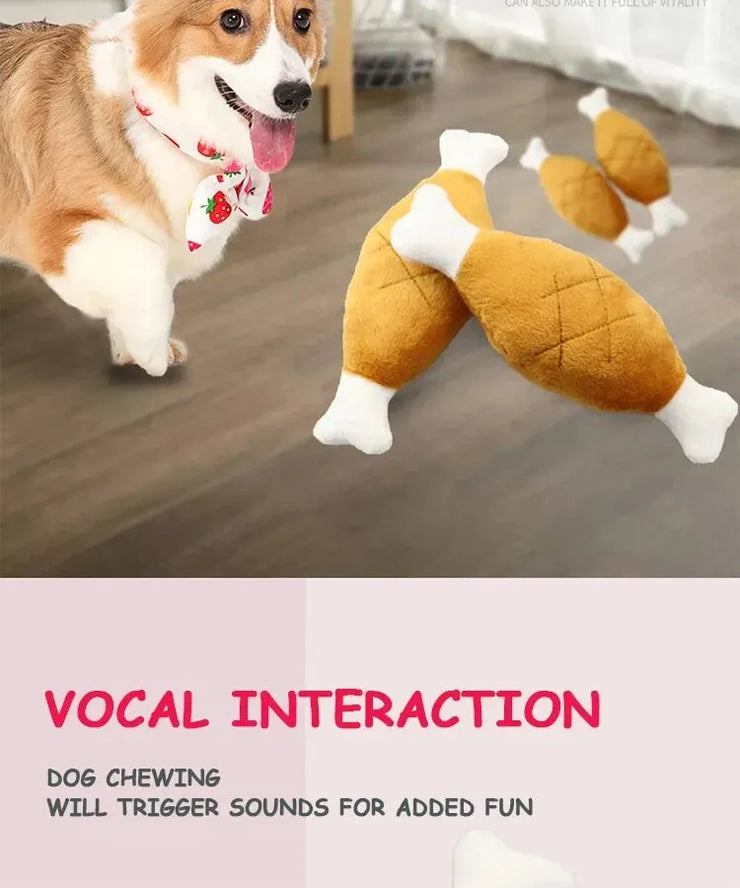 Pet Push & Chew Toy – Vocalizing, Bite-Resistant for Dogs & Cats