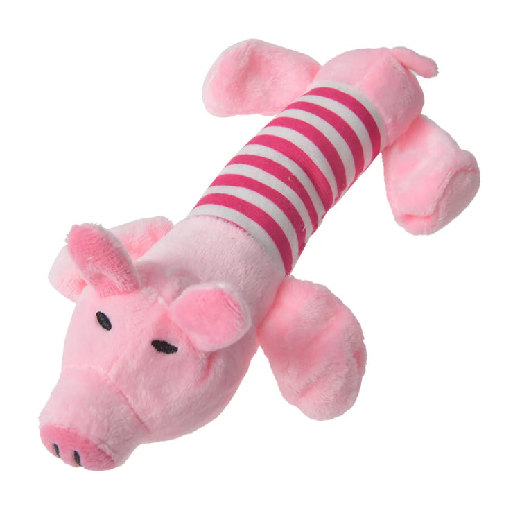 Plush Dinosaur Pet Toy – Interactive Chew Toy for Small Dogs & Cats