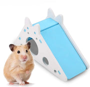 Colorful Hamster & Small Pet Hideout with Stairs & Slide
