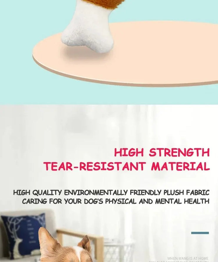 Pet Push & Chew Toy – Vocalizing, Bite-Resistant for Dogs & Cats