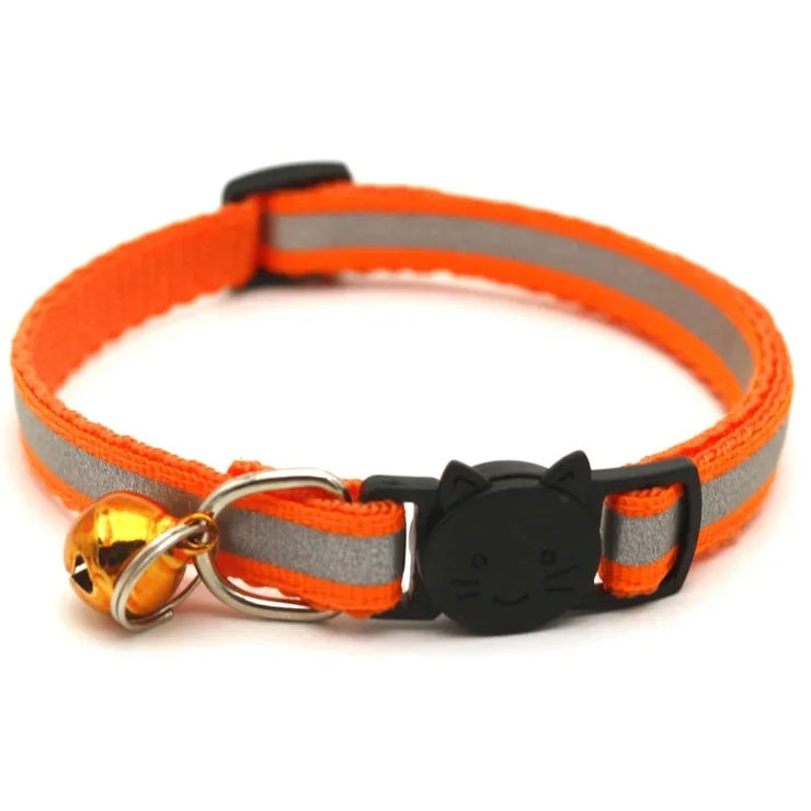 10-Pack Adjustable Cat & Puppy Collars with Bell – Wholesale Set