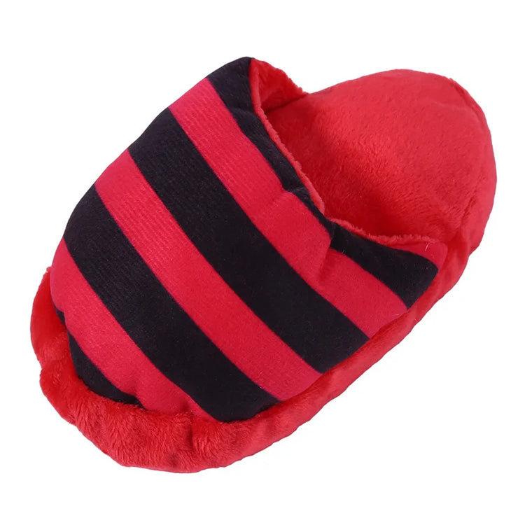 Plush Slipper Squeaky Pet Toy – Chew & Play for Dogs & Cats