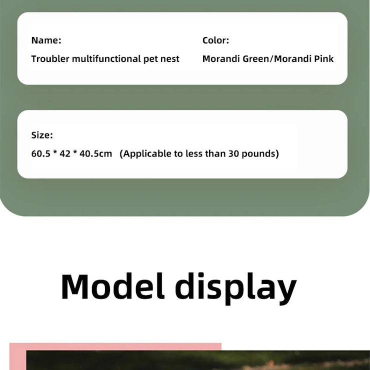 HOOPET Outdoor Rainproof Cat House & Dog Kennel
