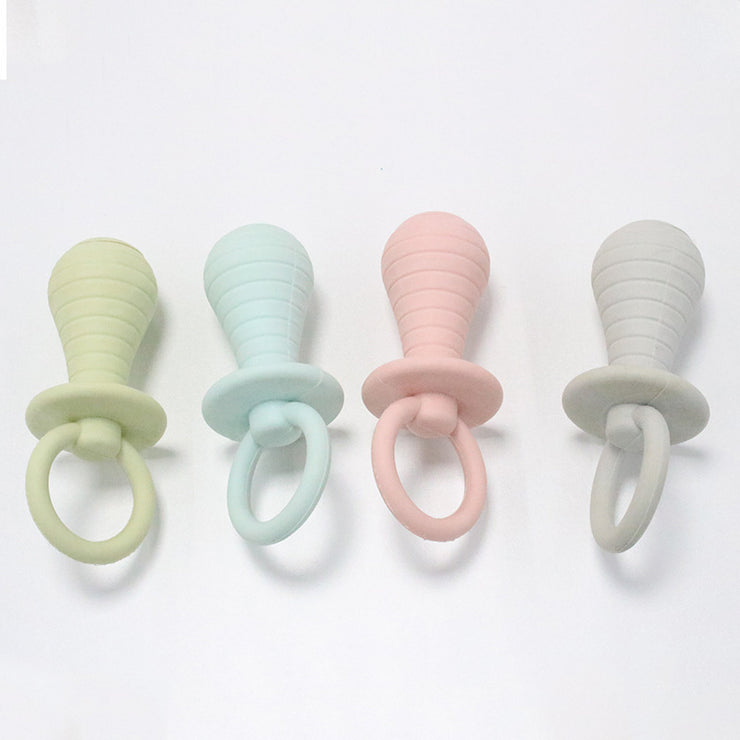 Rubber Pet Pacifier Toy – Squeaky Chew for Puppies & Kittens