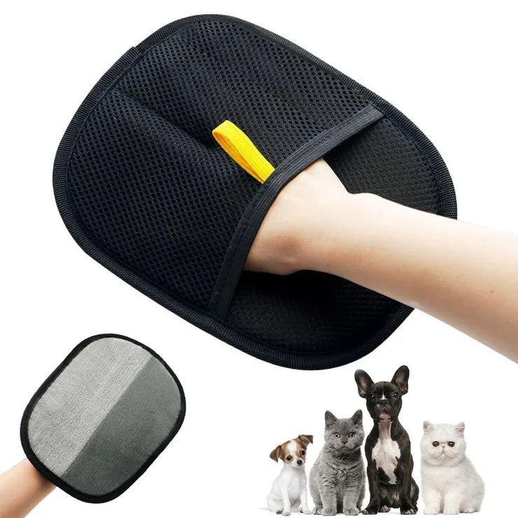 ﻿Pet Hair Remover Glove – Grooming Brush for Cats & Dogs