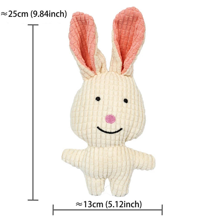 Cute Plush Dog & Cat Toy – Squeaky Chew for Small & Medium Pets
