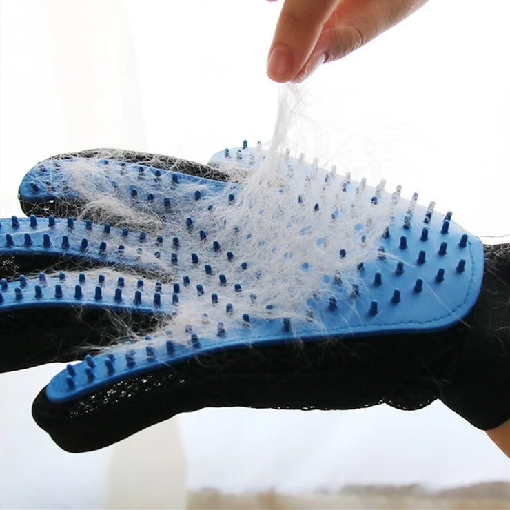 Pet Grooming Glove – Deshedding & Massage Brush for Cats & Dogs