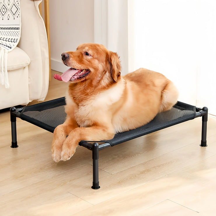 Elevated Portable Pet Bed – Foldable & Washable Cat & Dog Cot