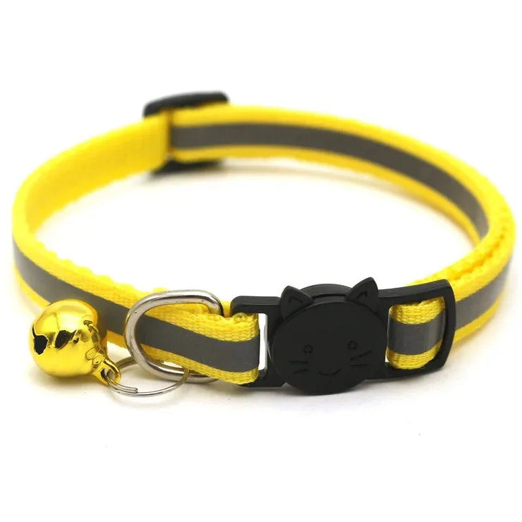 10-Pack Adjustable Cat & Puppy Collars with Bell – Wholesale Set