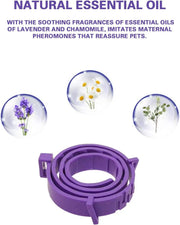 Adjustable Calming Pet Collar – Reduces Anxiety for Cats & Dogs