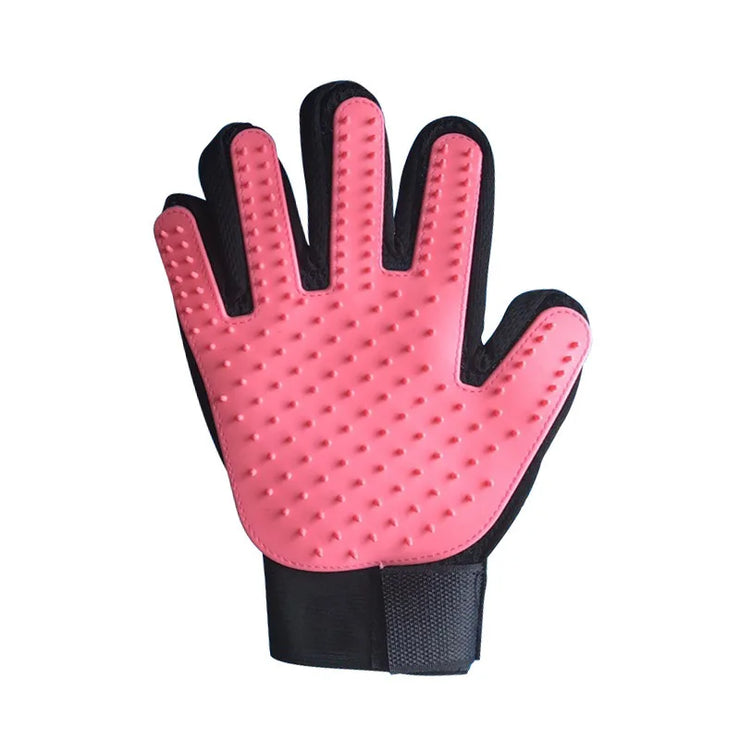 Pet Grooming Glove – Deshedding & Massage Brush for Cats, Dogs & Horses