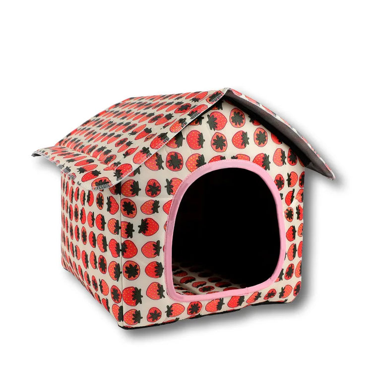 Waterproof Foldable Pet House for Cats & Dogs – Outdoor Use