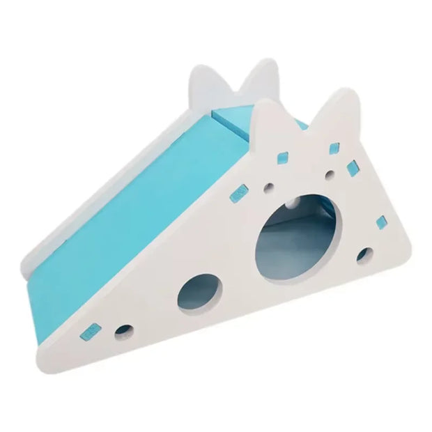 Colorful Hamster & Small Pet Hideout with Stairs & Slide