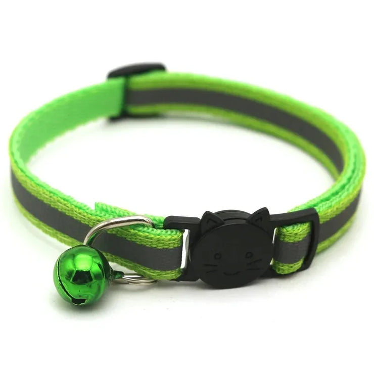 10-Pack Adjustable Cat & Puppy Collars with Bell – Wholesale Set