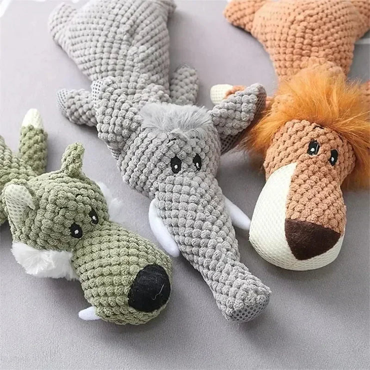 Plush Squeaky Dog Toy – Durable Chew & Fleece Soft Toy for Large Dogs