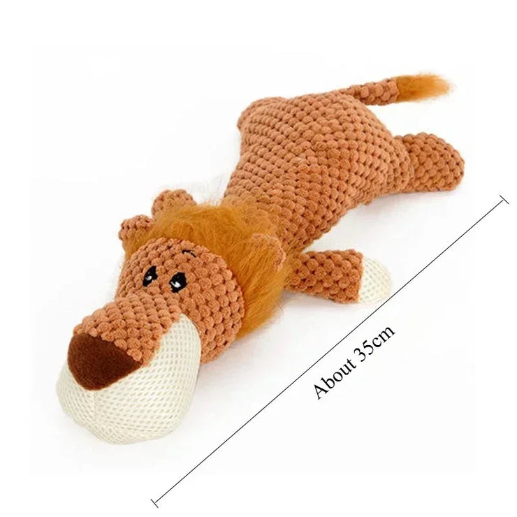 Plush Squeaky Dog Toy – Durable Chew & Fleece Soft Toy for Large Dogs