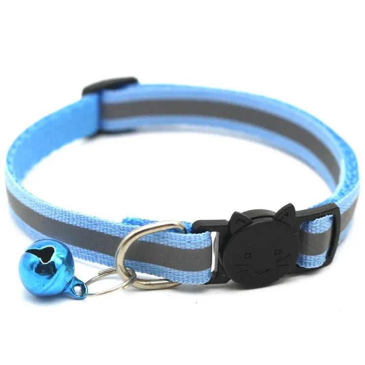 10-Pack Adjustable Cat & Puppy Collars with Bell – Wholesale Set